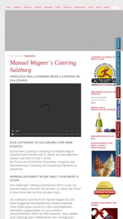 Vorschau der mobilen Webseite www.rentacook.com, Rent a Cook´s - Catering in Salzburg