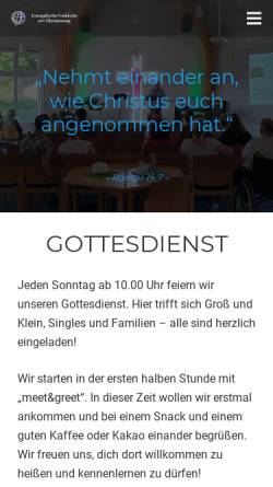 Vorschau der mobilen Webseite gegogronau.de, Gemeinde Gottes Gronau