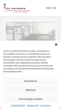 Vorschau der mobilen Webseite www.die-abfahrer.de, Das interaktive Design Büro - Die-Abfahrer