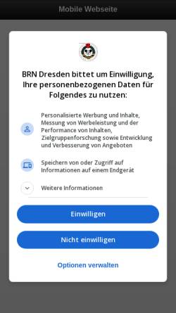 Vorschau der mobilen Webseite brn-dresden.de, Bunte Republik Neustadt