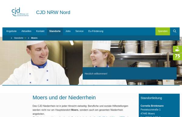 Vorschau von www.cjd-bbw-niederrhein.de, CJD Berufsbildungswerk Niederrhein