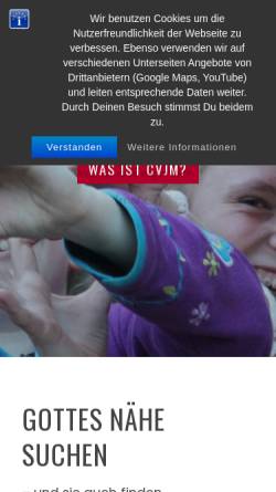 Vorschau der mobilen Webseite www.cvjm-bamberg.de, CVJM Bamberg