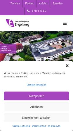 Vorschau der mobilen Webseite engelberg.net, Freie Waldorfschule Engelberg