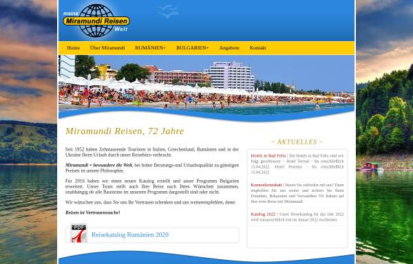 Vorschau von www.miramundi-reisen.de, Miramundi Reisen