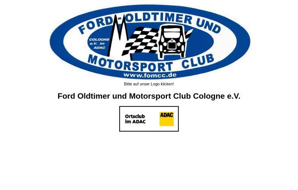 Vorschau von www.fomcc.de, Ford Oldtimer und Motorsport Club Cologne e.V.