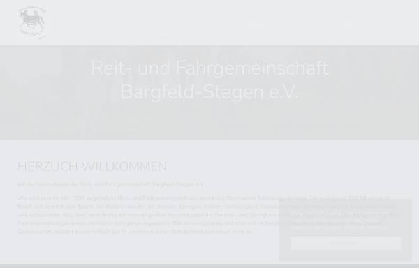 Vorschau von www.rufg-bargfeld.de, Reit- und Fahrgemeinschaft Bargfeld-Stegen e.V.