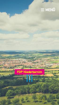 Vorschau der mobilen Webseite www.fdp-niederbarnim.de, FDP Niederbarnim