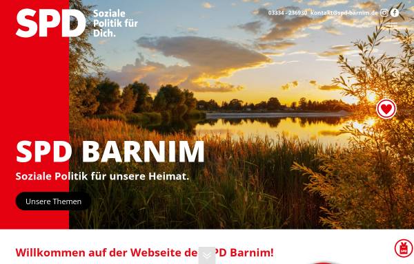 Vorschau von www.spd-barnim.de, SPD Barnim