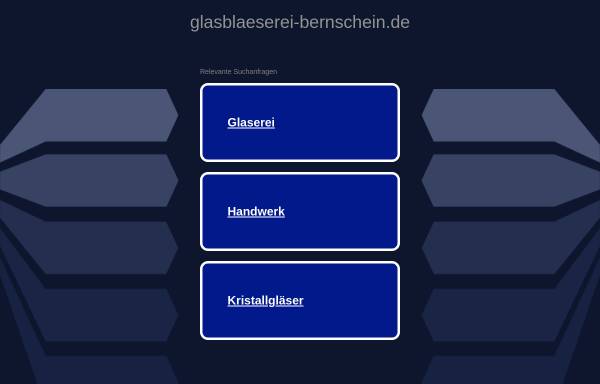 Vorschau von www.glasblaeserei-bernschein.de, Glasbläserei Christian Bernschein