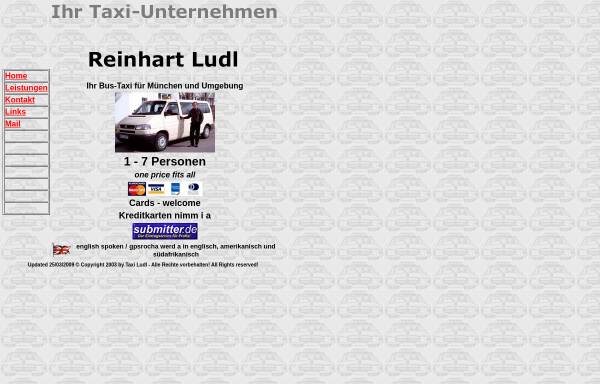 Vorschau von www.taxi-ludl-munich.de, Taxiunternehmen Ludl