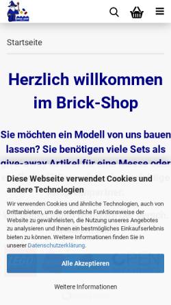 Vorschau der mobilen Webseite www.brick-shop.de, Brick-Shop, Joe M. Boné
