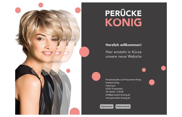 Vorschau von www.peruecken-koenig.de, Perückenstudio König