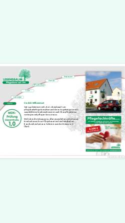Vorschau der mobilen Webseite lebensbaum-ft.de, Pflegedienst Lebensbaum