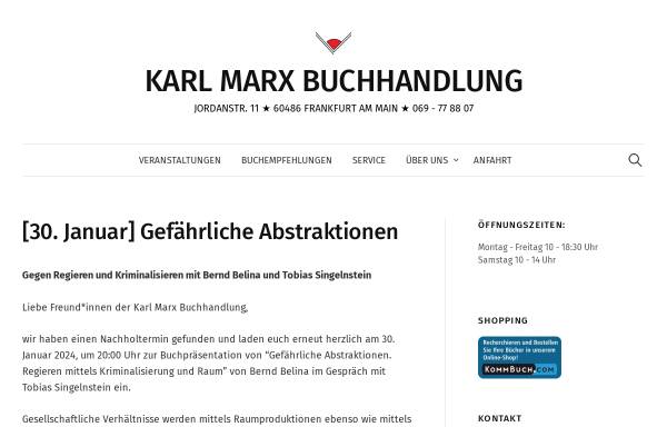 Vorschau von karl-marx-buchhandlung.de, Karl Marx Buchhandlung