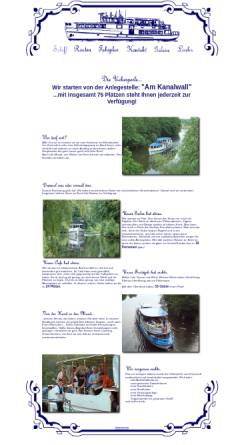 Vorschau der mobilen Webseite www.uckerperle.de, Fahrgastschifffahrt Herbon