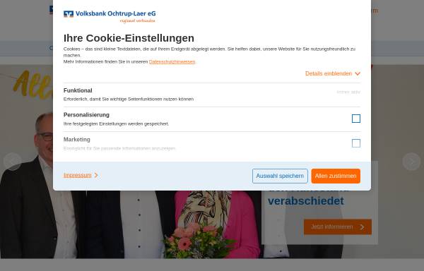 Vorschau von www.volksbank-lhl.de, Volksbank Laer-Horstmar-Leer eG