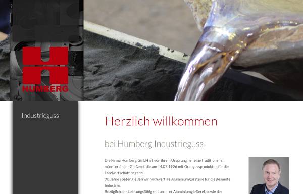 Vorschau von www.humberg-guss.de, Humberg Metall- und Kunstguss GmbH