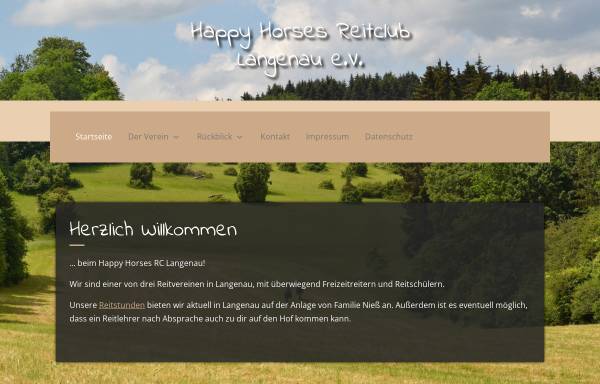 Vorschau von www.happyhorseslangenau.de, Happy Horses Langenau