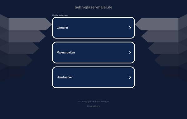 Vorschau von www.behn-glaser-maler.de, Behn Glaser und Malerbetrieb