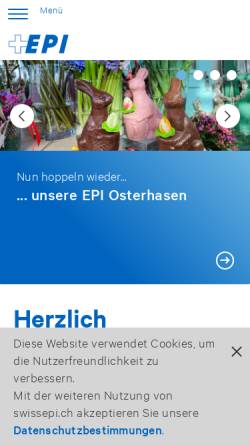 Vorschau der mobilen Webseite www.swissepi.ch, Schweizerische Epilepsiestiftung Zürich