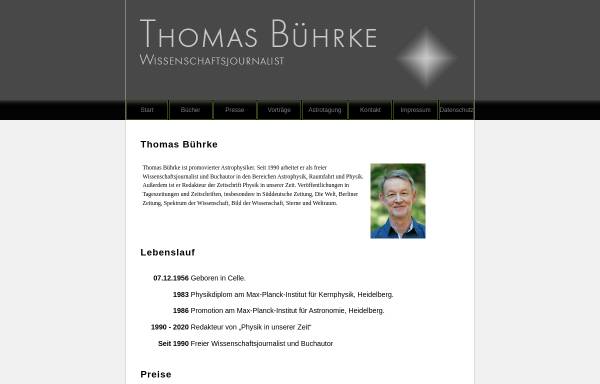 Vorschau von buehrke.com, Bührke, Thomas
