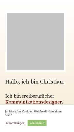 Vorschau der mobilen Webseite www.christianbuening.de, Christian Büning