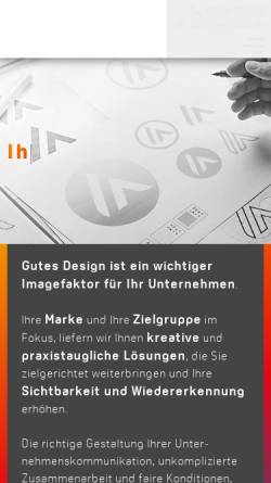 Vorschau der mobilen Webseite design.frinx.de, Design.frinx