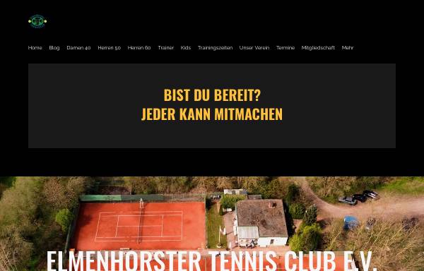 Vorschau von www.elmenhorster-tc.de, Elmenhorster Tennis Club e. V.