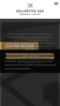 Vorschau der mobilen Webseite www.rullkoetter.de, Rullkötter AGD