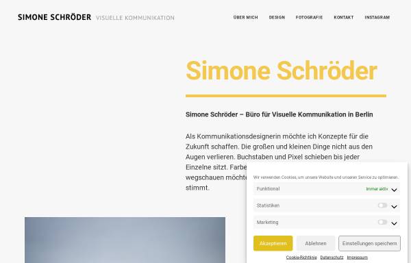 Vorschau von www.schroederdesign.com, Simone Schröder Kommunikations Design