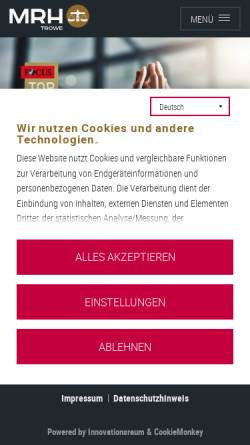 Vorschau der mobilen Webseite www.zwicknagl-partner.de, Zwicknagl & Partner