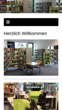 Vorschau der mobilen Webseite www.stadtbuecherei-glinde.de, Stadtbücherei Glinde