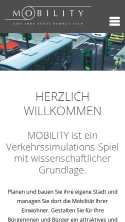 Vorschau der mobilen Webseite www.mobility-online.de, Mobility Online