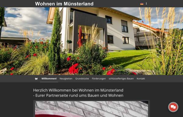 Vorschau von wohnenimmuensterland.de, LBS Immobilien Münsterland