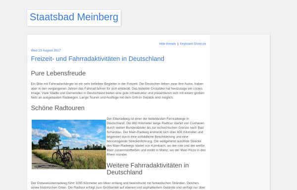 Vorschau von www.staatsbad-meinberg.de, Staatsbad Meinberg GmbH