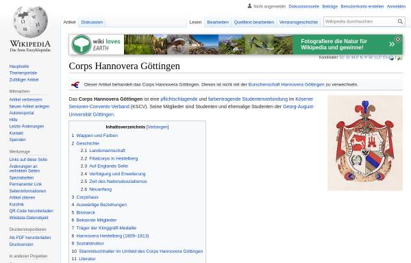 Corps Hannovera Göttingen