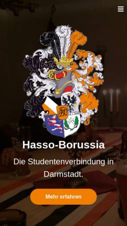 Vorschau der mobilen Webseite www.hasso-borussia.de, Hasso-Borussia zu Darmstadt