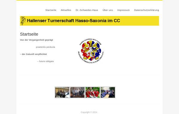 Vorschau von www.hasso-saxonia.de, Hasso-Saxonia Halle zu Kaiserlautern