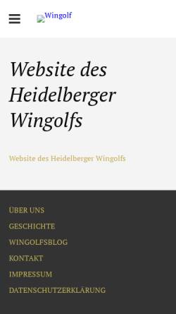Vorschau der mobilen Webseite www.wingolf.org, Heidelberger Wingolf