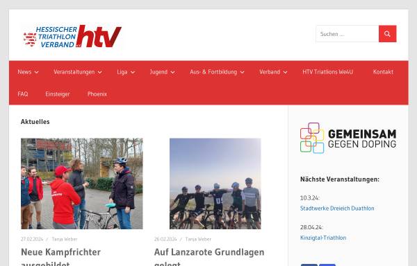 Vorschau von hessischer-triathlon-verband.de, Hessischer Triathlon Verband