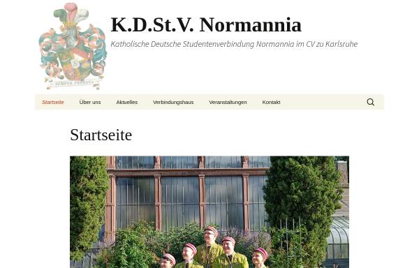Vorschau von www.kdstv-normannia.de, Normannia zu Karlsruhe