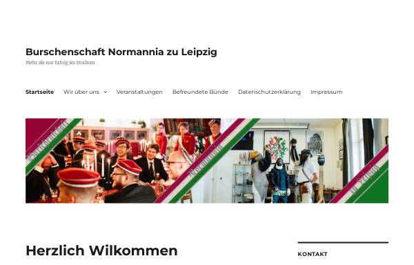 Vorschau von www.normannia-zu-leipzig.de, Normannia zu Leipzig