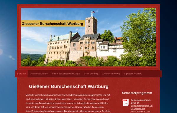 Vorschau von www.gb-wartburg.de, Wartburg zu Gießen