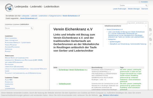 Vorschau von www.verein-eichenkranz.de, Eichenkranz zu Reutlingen
