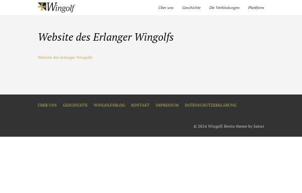 Vorschau von www.wingolf.org, Erlanger Wingolf