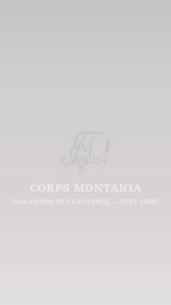 Vorschau der mobilen Webseite www.corps-montania.de, Montania Clausthal