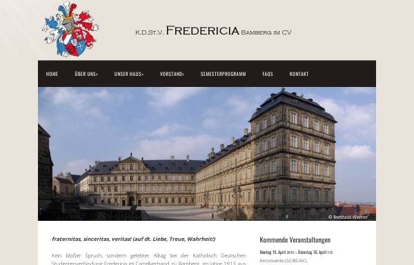 Vorschau von fredericia.de, Fredericia zu Bamberg