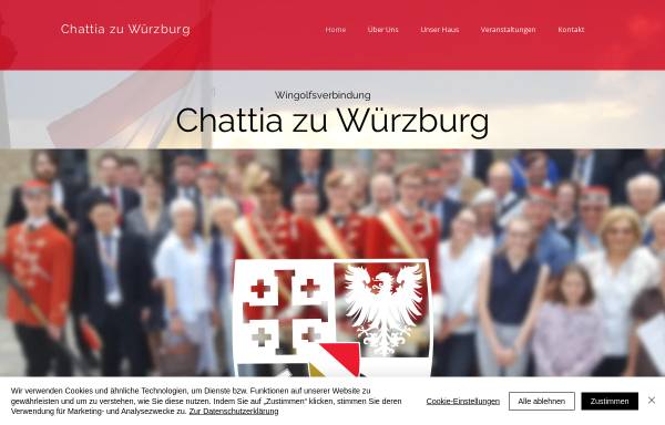 Vorschau von www.wingolf-wuerzburg.de, Chattia zu Würzburg