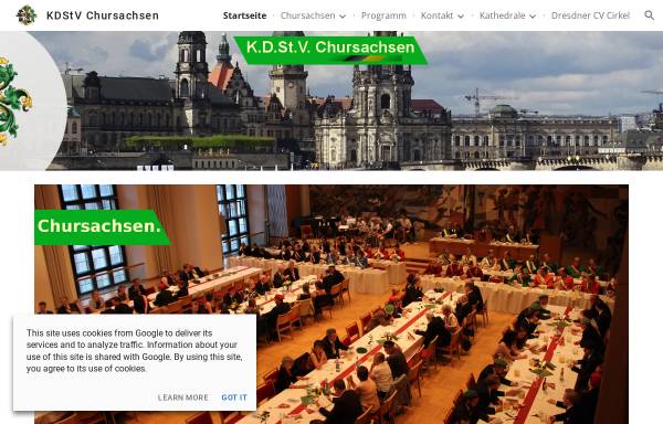 Vorschau von www.chursachsen.de, KDStV Chursachsen zu Dresden im CV