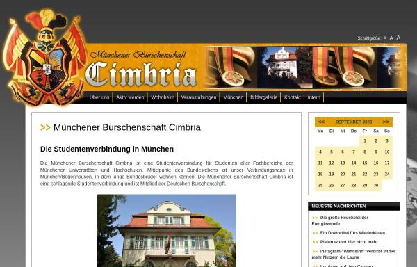 Vorschau von www.cimbria.de, Cimbria München